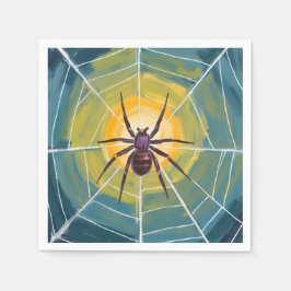 Guardanapo De Papel Spider Web Spooky Festa de Halloween