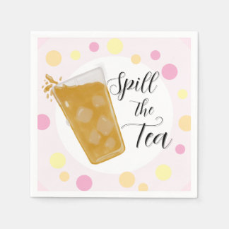 Guardanapo De Papel Spill the Tea Party Napkins
