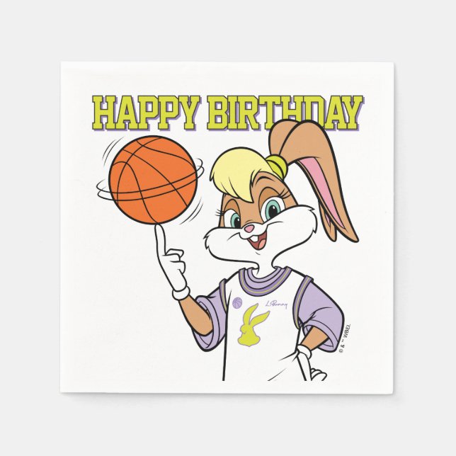 Guardanapo De Papel Spin de basquete da Lola (Frente)