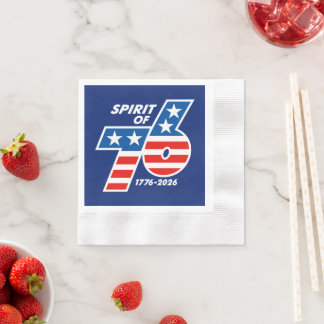 Guardanapo De Papel Spirit of 76 - America's 250th Birthday 1776-2026