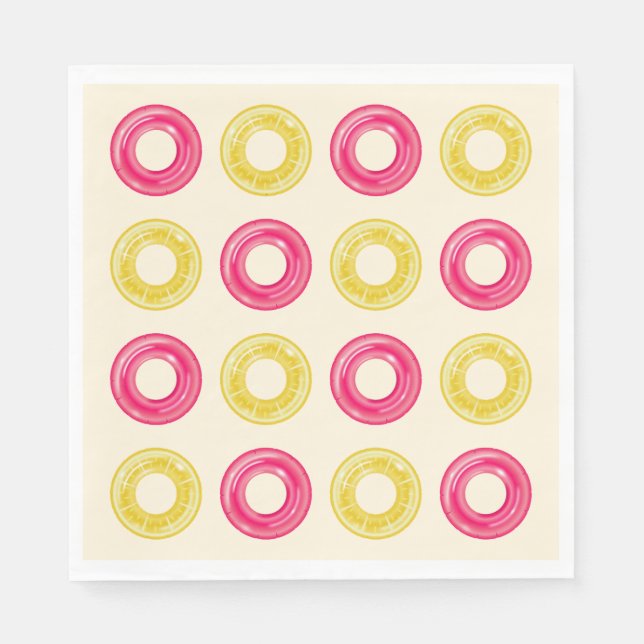 Guardanapo De Papel Splish Splash Piscina Party Bash Birthday (Frente)