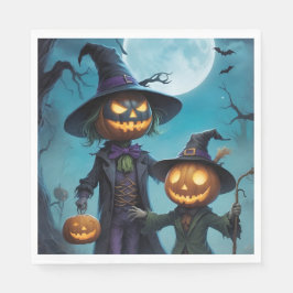 Guardanapo De Papel Spookeen Pumpkin Duo