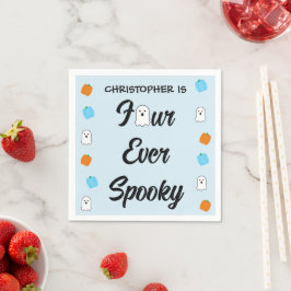 Guardanapo De Papel Spooky 4º aniversário