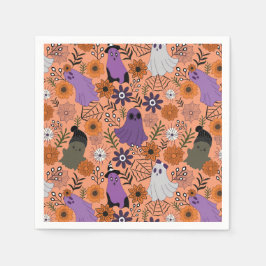 Guardanapo De Papel Spooky floral