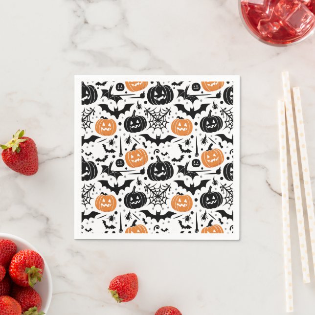 Guardanapo De Papel Spooky Halloween (Insitu)