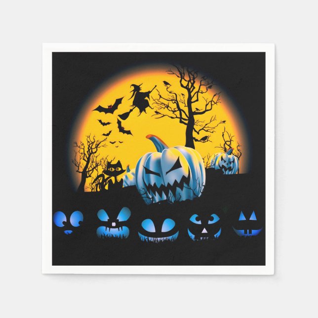 Guardanapo De Papel Spooky Halloween Napkins (Frente)
