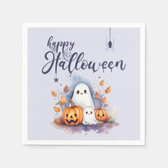 Guardanapo De Papel Spooky Halloween Paper Napkins (Frente)