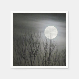 Guardanapo De Papel Spooky Moon Napkins