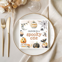 Spooky One Birthday Napkins