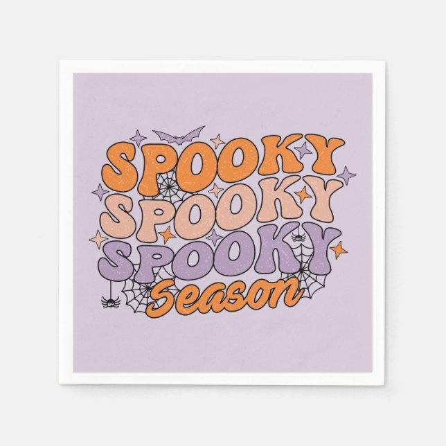 Guardanapo De Papel Spooky Spooky Season (Frente)