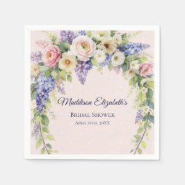 Guardanapo De Papel Spring Floral Bridal Shower