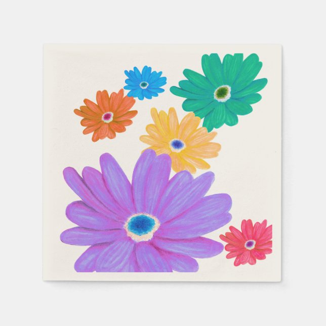 Guardanapo De Papel Spring Flowers  (Frente)