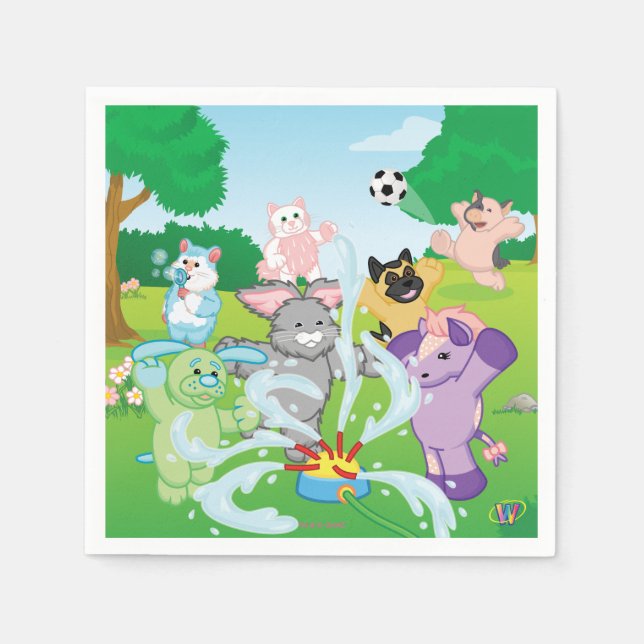 Guardanapo De Papel Sprinklers de Verão (Frente)