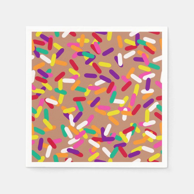 Guardanapo De Papel Sprinkles de chocolate (Frente)