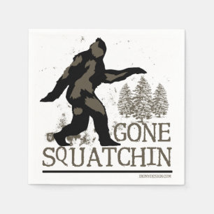 Guardanapo De Papel Squatchin ido