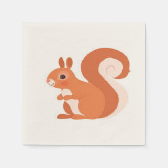 Guardanapo De Papel squirrel napkins (Frente)
