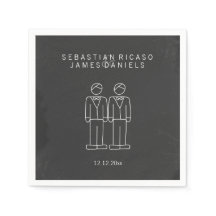 Sr. e Sr. Doodle Gay Personalizado