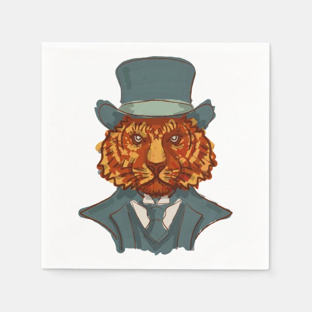 Guardanapo De Papel Sr. Tiger (Frente)