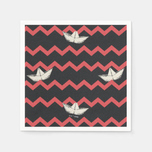 Guardanapo De Papel SS Georgie Boat Chevron Patterno