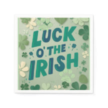 St Paddy's day cocktail Napkins