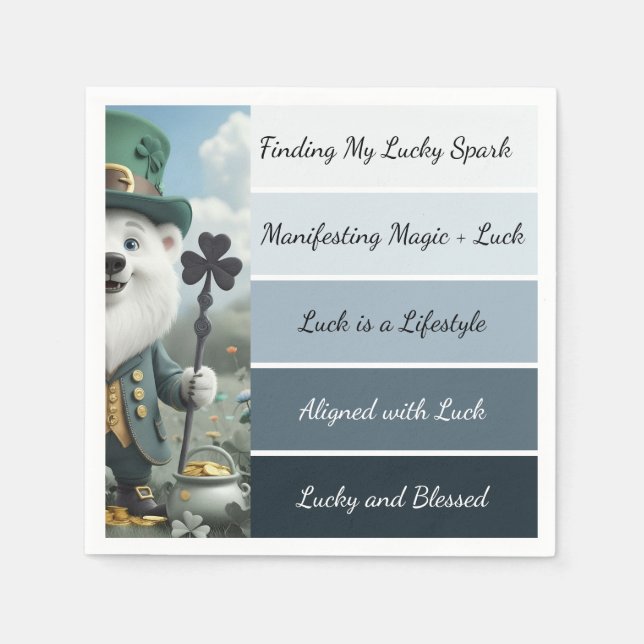 Guardanapo De Papel St. Patrick’s Affirmation (Frente)