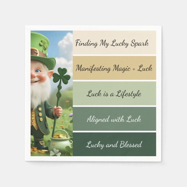 Guardanapo De Papel St. Patrick’s Affirmation (Frente)