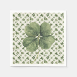 Guardanapo De Papel  St Patrick's Day Four Leaf Clover 