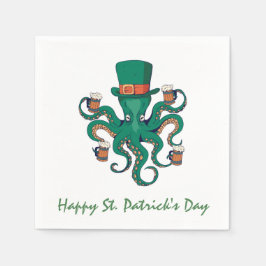 Guardanapo De Papel St Patricks Octopus