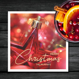 Guardanapo De Papel Star Ornament Christmas