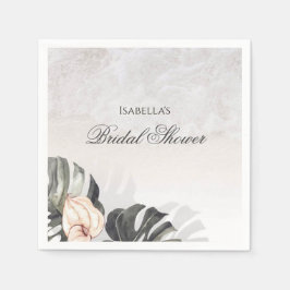 Guardanapo De Papel Starfish and Shells Tropical Beach Bridal Shower