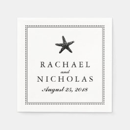 Guardanapo De Papel Starfish Graceful | Casamento