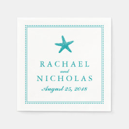Guardanapo De Papel Starfish Graceful | Casamento