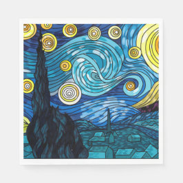 Guardanapo De Papel Starry Night Paper Napkins