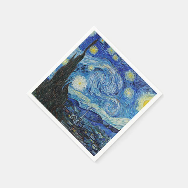 Guardanapo De Papel Starry Night por Vincent van Gogh (Canto)