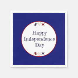 Guardanapo De Papel Stars Azul Vermelho Patriótico