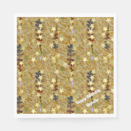 Guardanapo De Papel Stencil Art Abstract Sparkle Glitzy Birthday Party