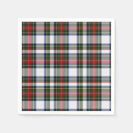 Guardanapo De Papel Stewart Dress Tartan Xadrez Papéis Napkins