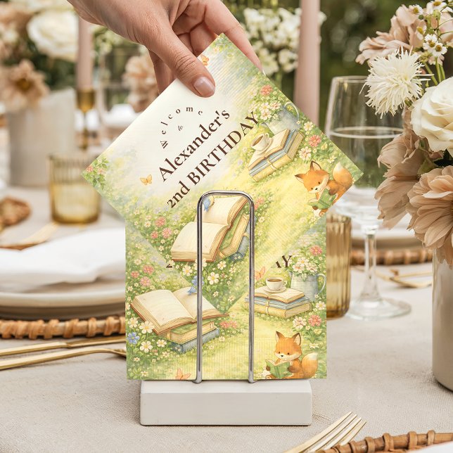 Guardanapo De Papel Storybook Chapter Two Birthday (Criador carregado)