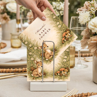 Guardanapo De Papel Storybook Deer Baby Baby Shower