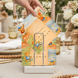Guardanapo De Papel Storybook Sports Teddy Bears Baby Shower