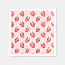 Strawberry Berry Primeiro Convite de Aniversário R