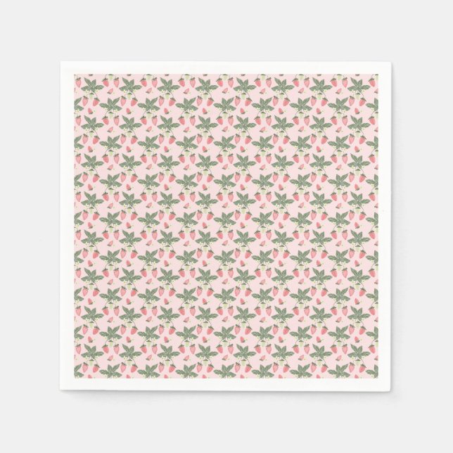 Guardanapo De Papel Strawberry Fields Napkins (Frente)