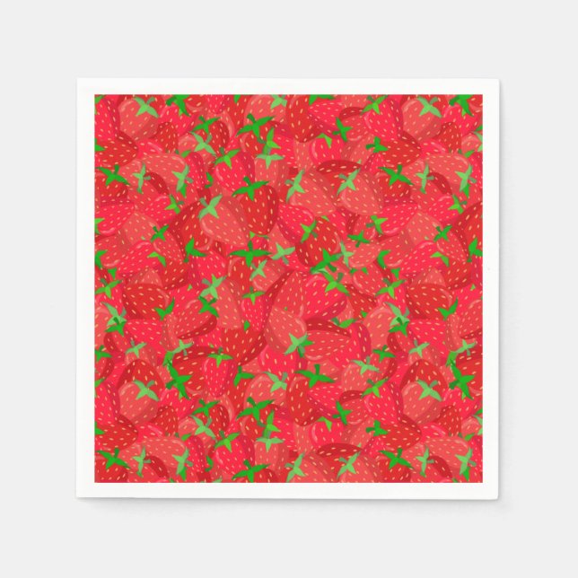 Guardanapo De Papel Strawberry Medley (Frente)