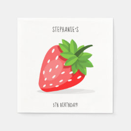 Guardanapo De Papel Strawberry Patch Napkins