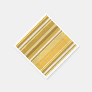 Guardanapo De Papel Stripes Amarelo