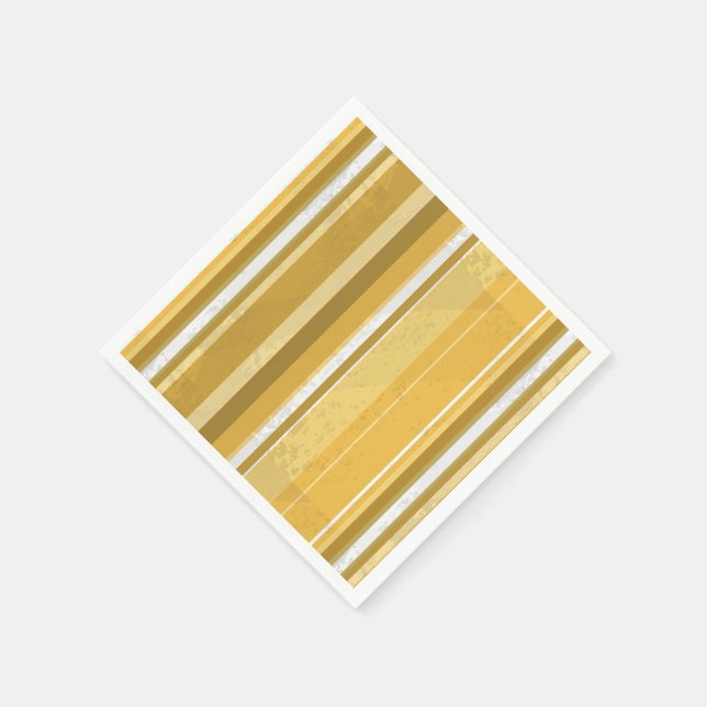Guardanapo De Papel Stripes Amarelo (Canto)