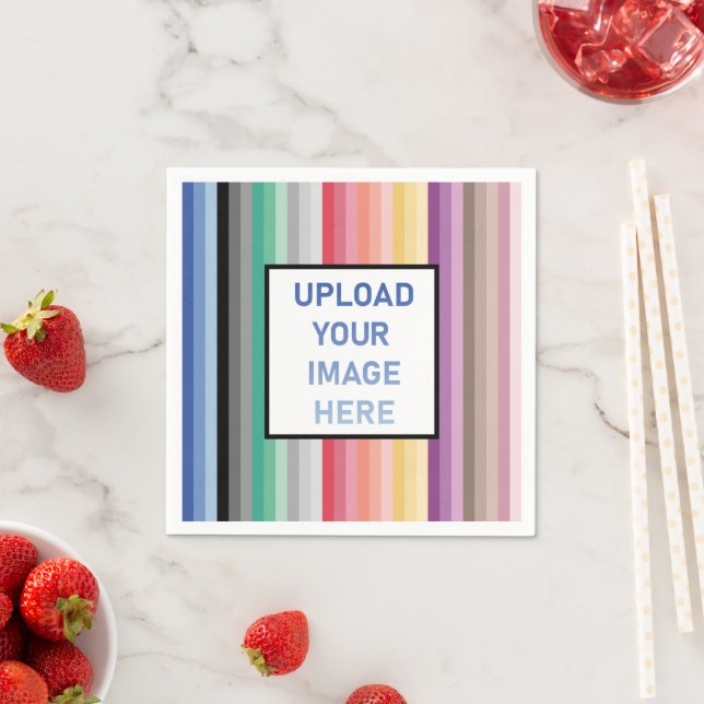 Guardanapo De Papel Stripes Coloridas (Insitu)