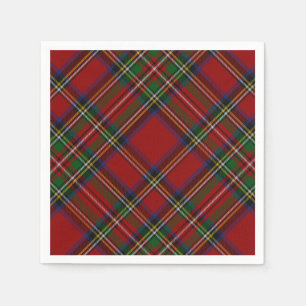 Guardanapo De Papel Stuart Xadrez Tartan Natal 2