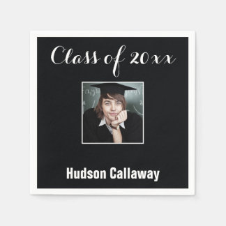 Guardanapo De Papel Sua Foto Personalizada Classe de Graduação