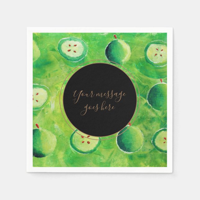 Guardanapo De Papel Sua Mensagem Apple Orchard (Frente)